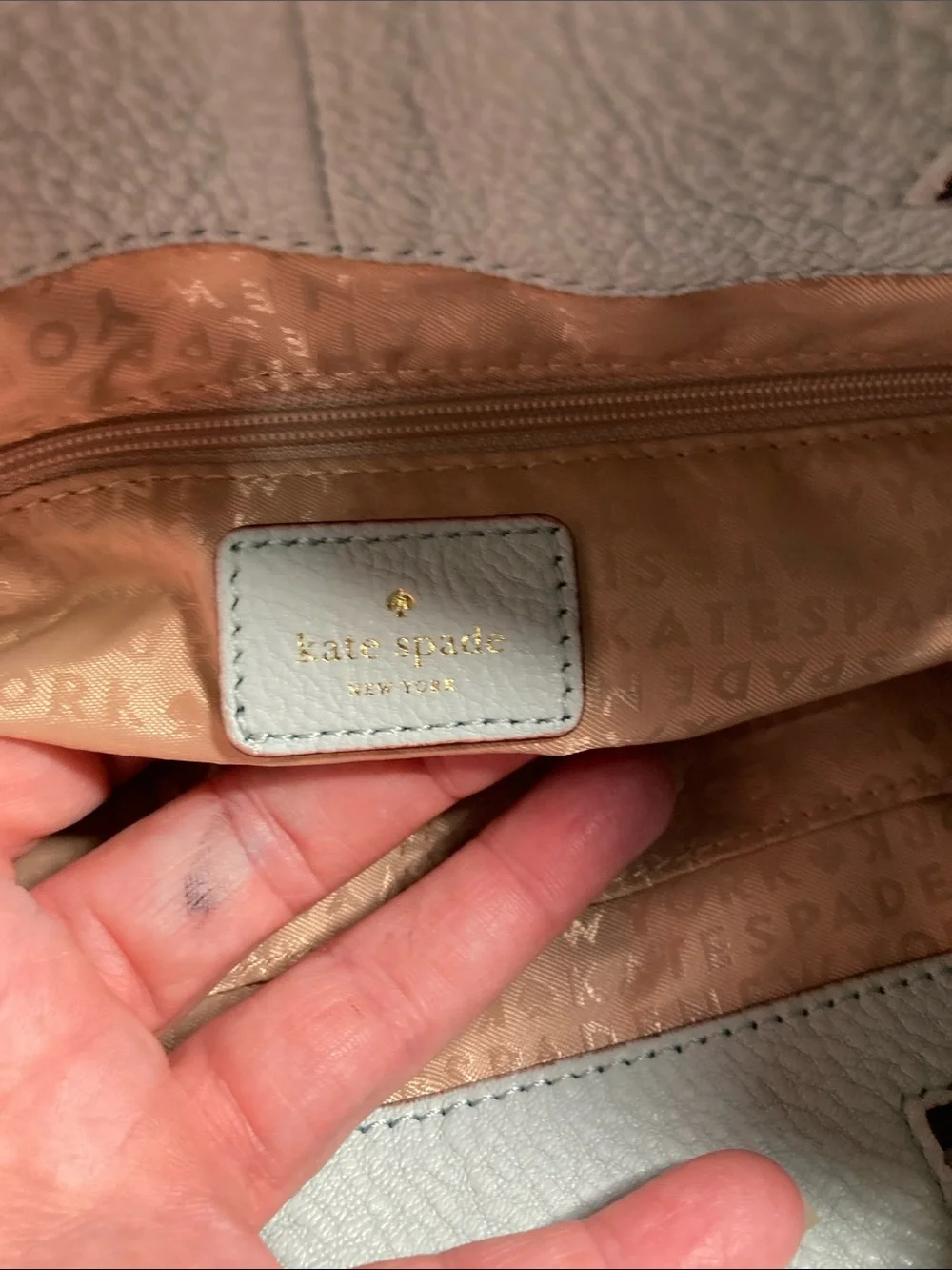 Kate spade Leather Drawstring Bucket Bag